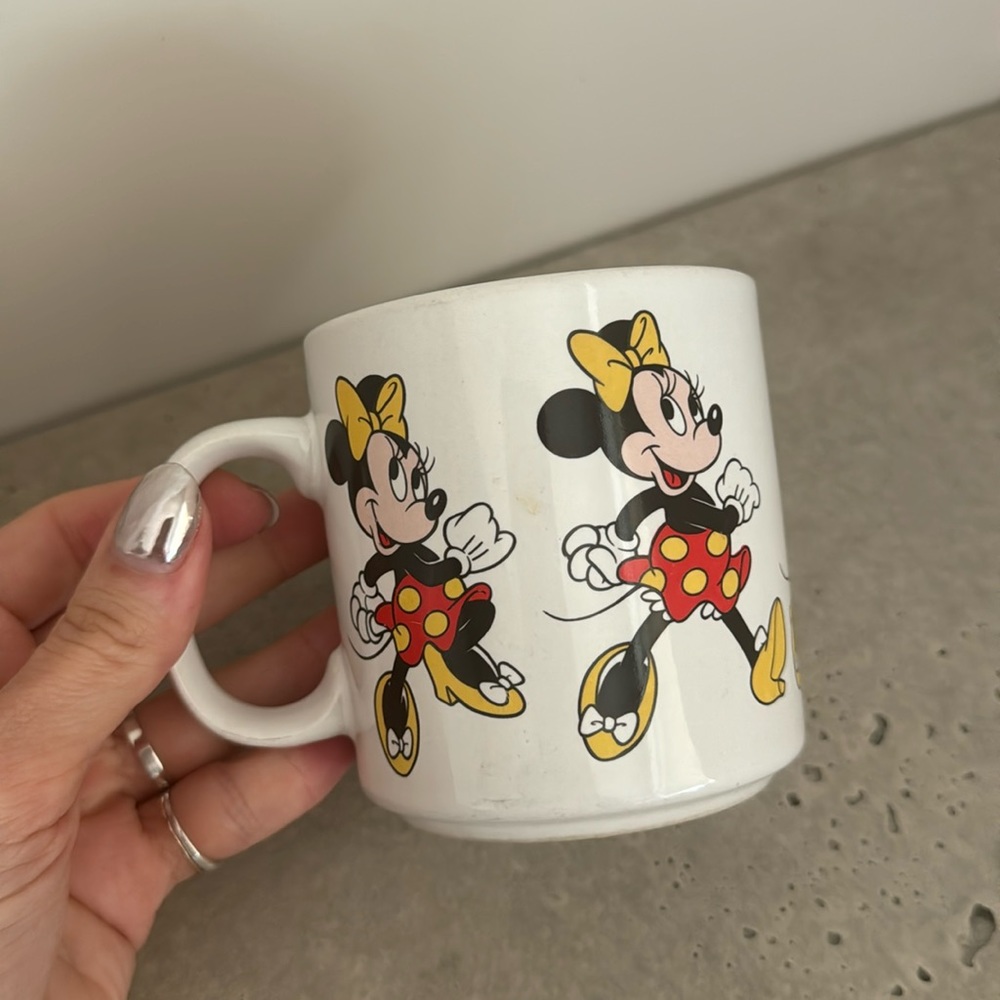 Vintage Disney Minnie Mouse Mug Made in Korea